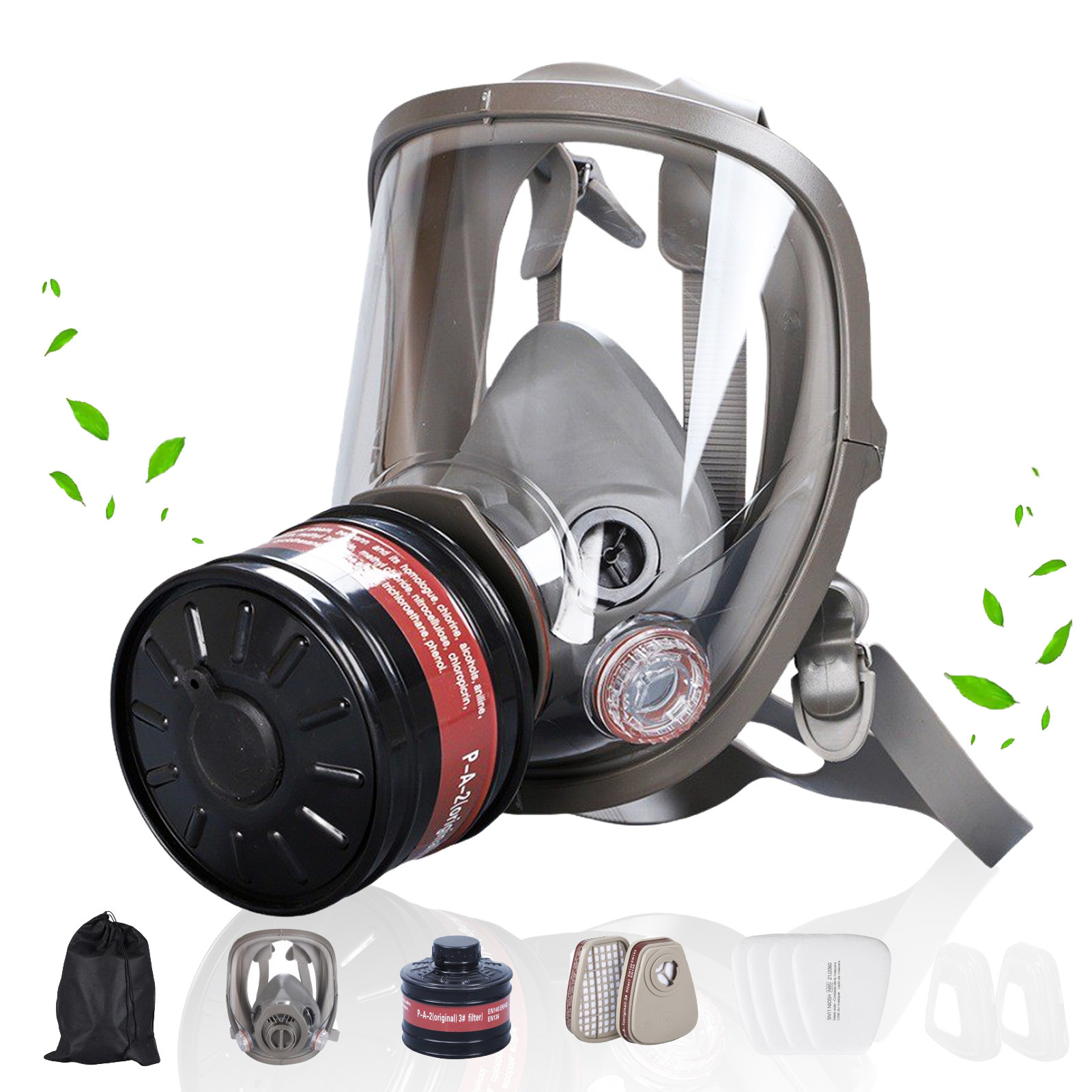 Dust Mask Construction - Masker Gas Wajah Penuh Respirator Kimia