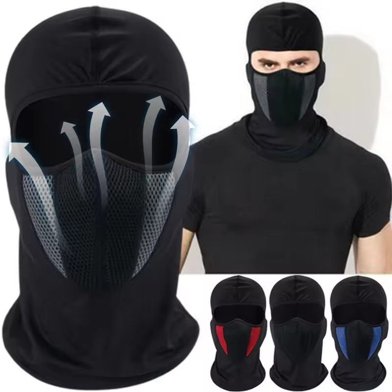 Sports Mask Breathable - Penutup Kepala Sepeda Anti Angin, Balaclava