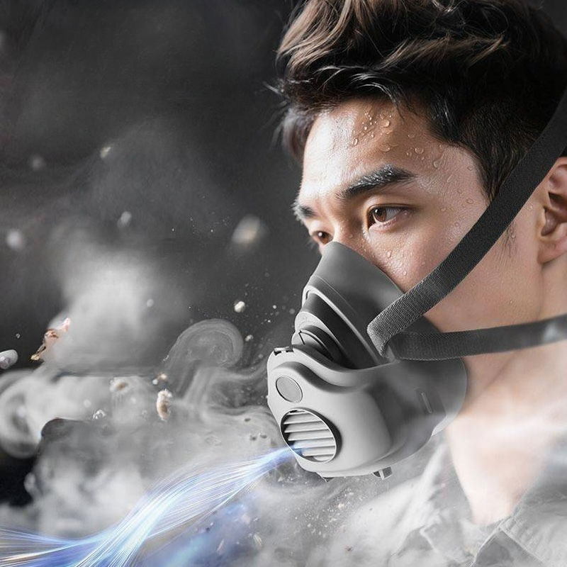 Kn95 Respirator Mask - Masker Karet Pengaman Kerja Rumah Tangga,