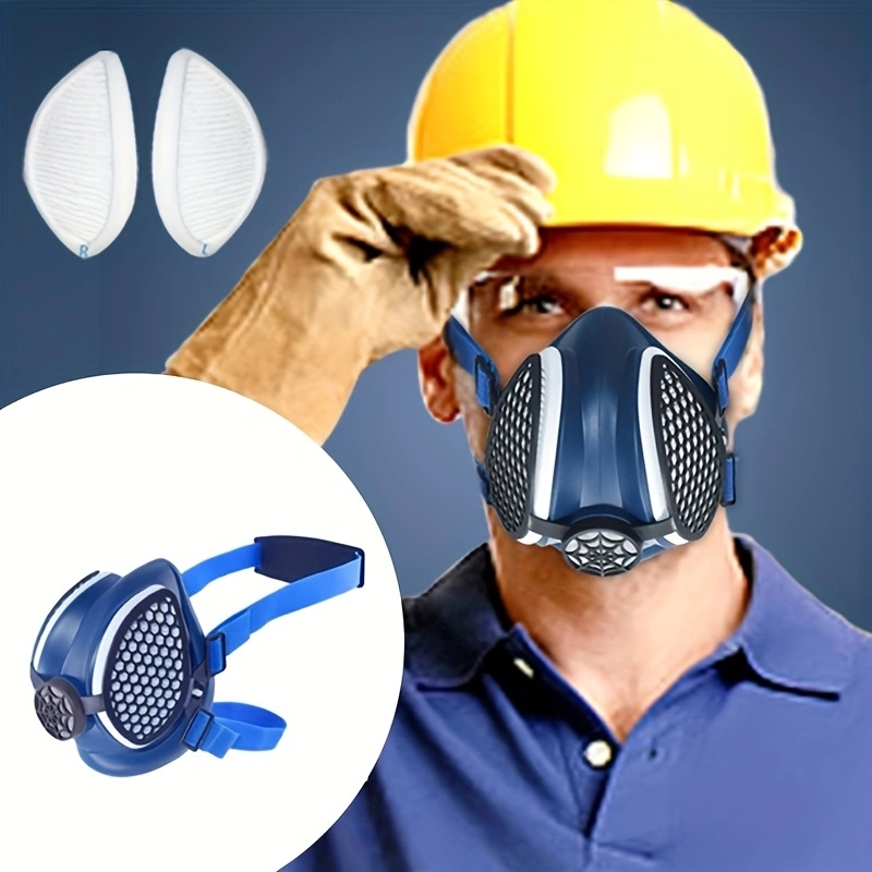 Kn95 Respirator Mask - Respirator Setengah Masker Silikon dengan Filter