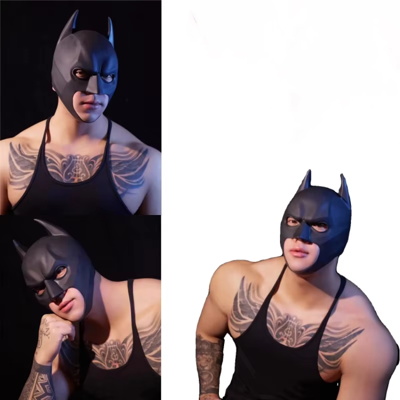 Topeng Kelelawar Hitam Hallowe - Respirator Half Face ulasan dan harga