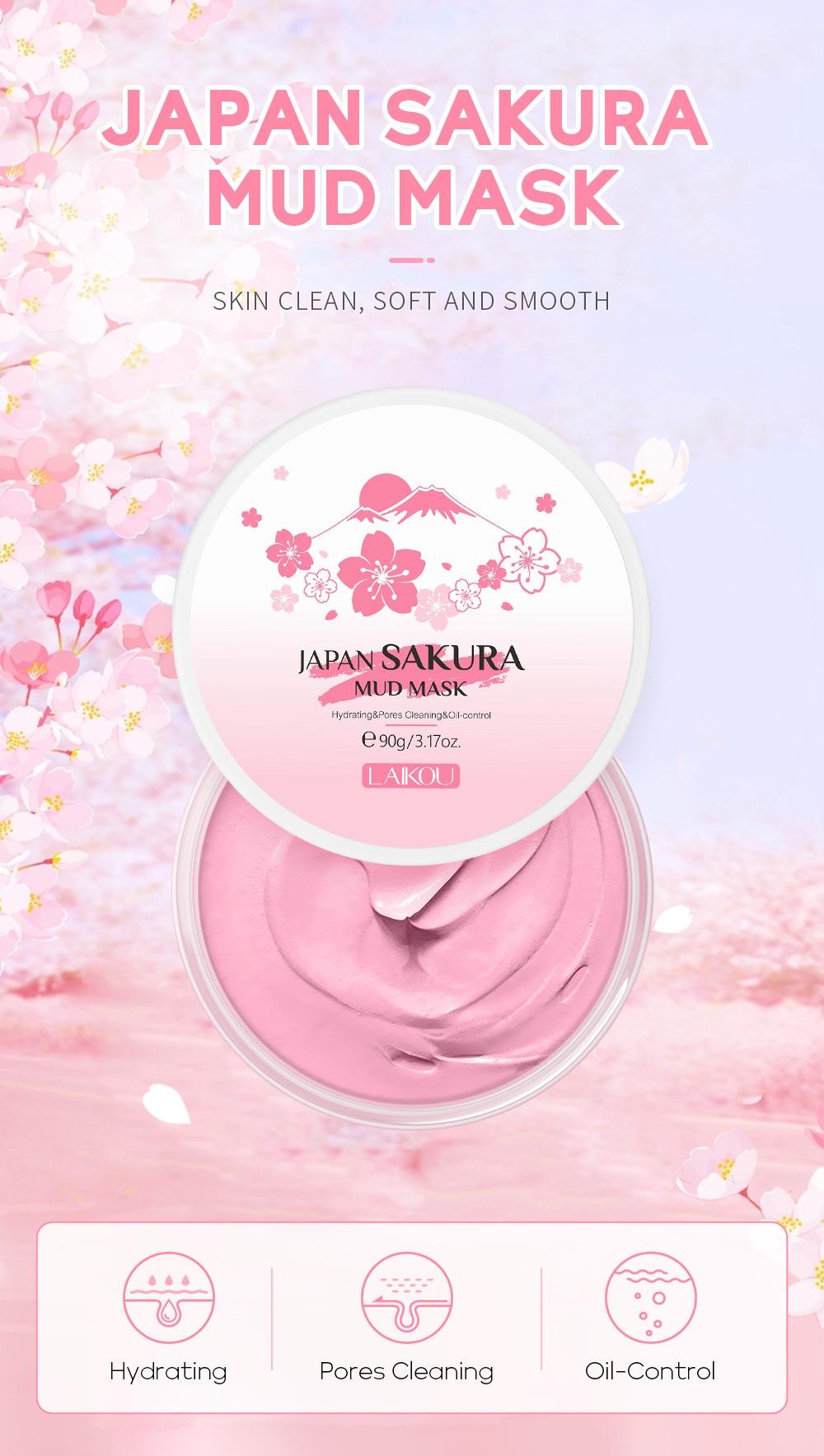 LAIKOU Masker Tanah Liat Sakur - Dust Mask Construction ulasan dan harga