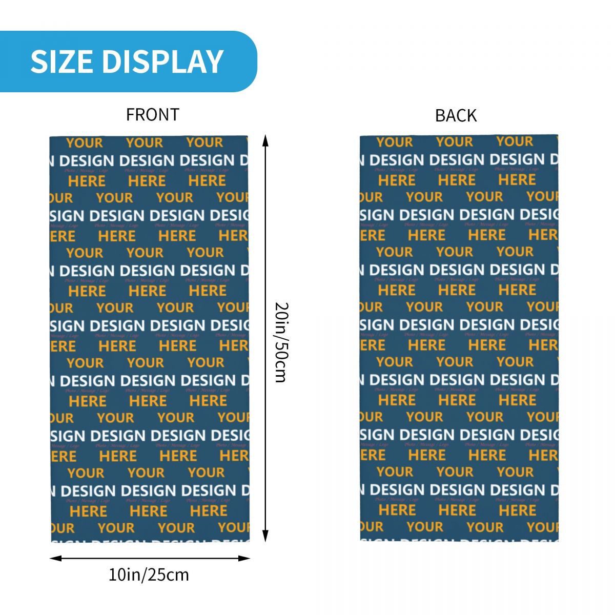 Bandana Penutup Leher Desain K - Neck Gaiter Face Cover ulasan dan harga