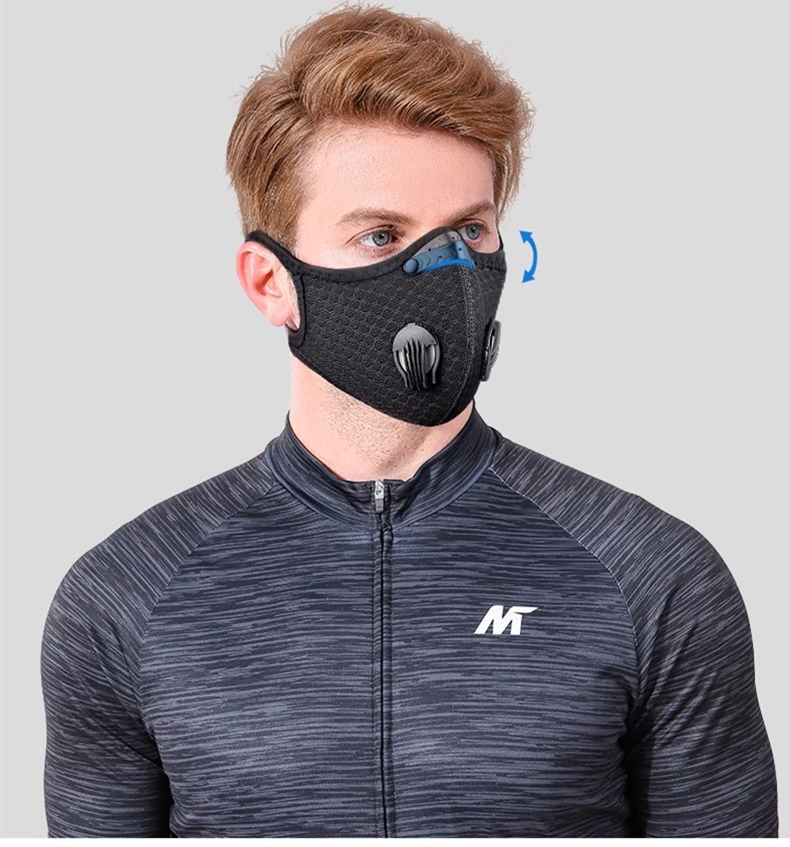 Masker bersepeda dapat dicuci  - Dust Mask Construction ulasan dan harga