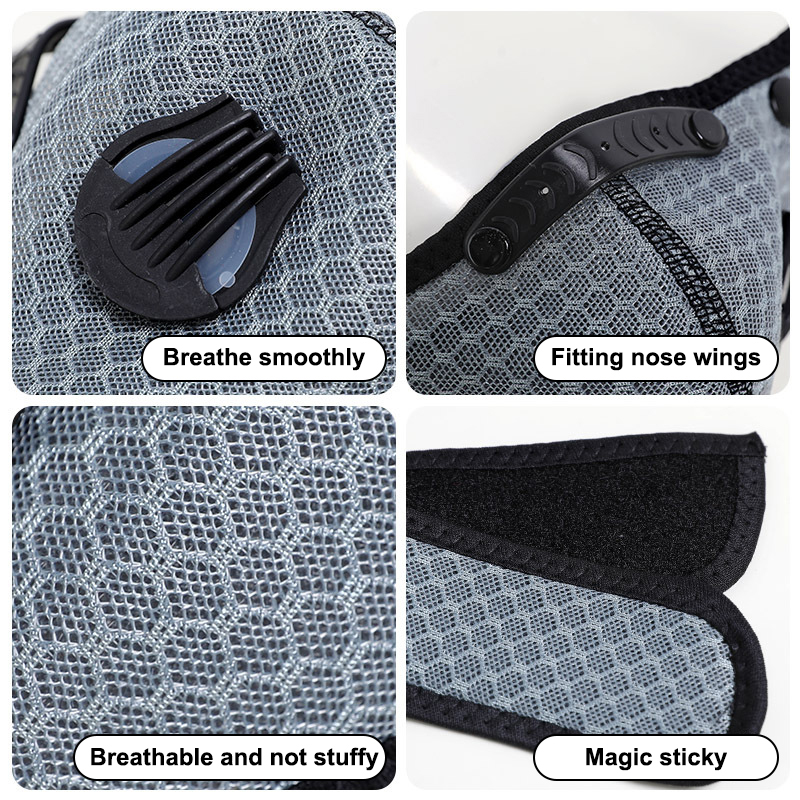 Masker Wajah Bersepeda Baru de - Dust Mask Construction ulasan dan harga