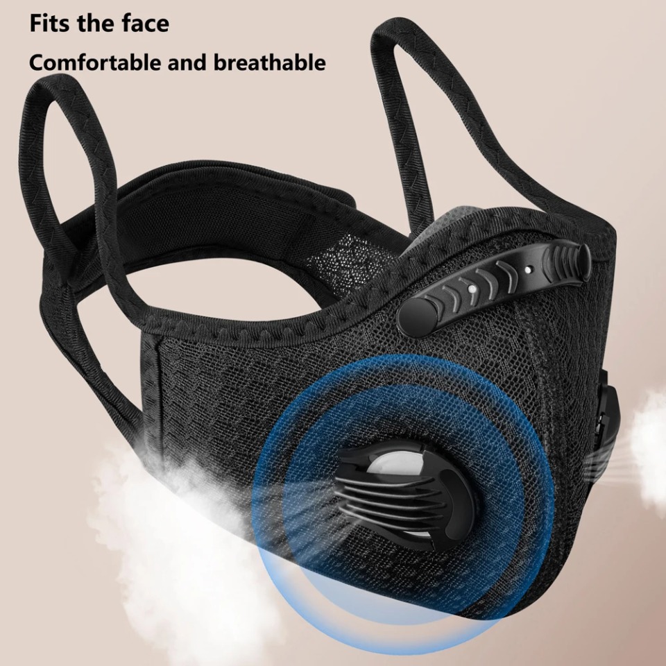 1 Buah Masker Bersepeda dengan - Dust Mask Construction ulasan dan harga