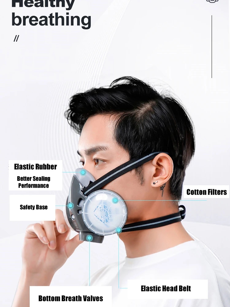Masker debu setengah wajah kac - Kn95 Respirator Mask ulasan dan harga