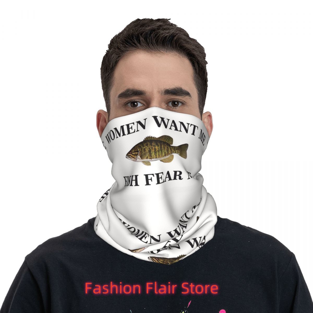 Syal Wajah Pelindung Leher Ika - Neck Gaiter Face Cover ulasan dan harga