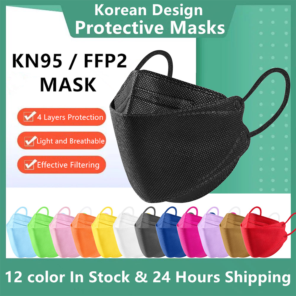 10-100PCS Masker Wajah FFP2 Be - Disposable Surgical Mask ulasan dan harga