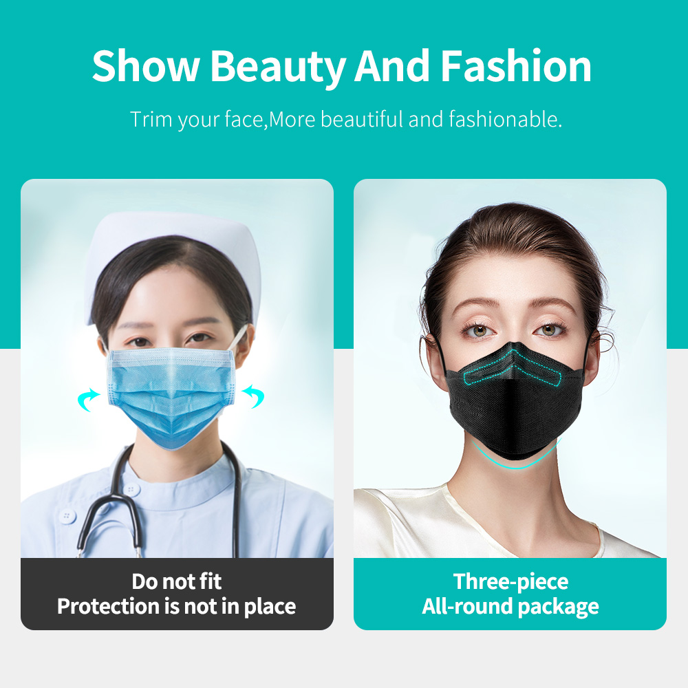 10-100PCS Masker Wajah FFP2 Be - Disposable Surgical Mask ulasan dan harga