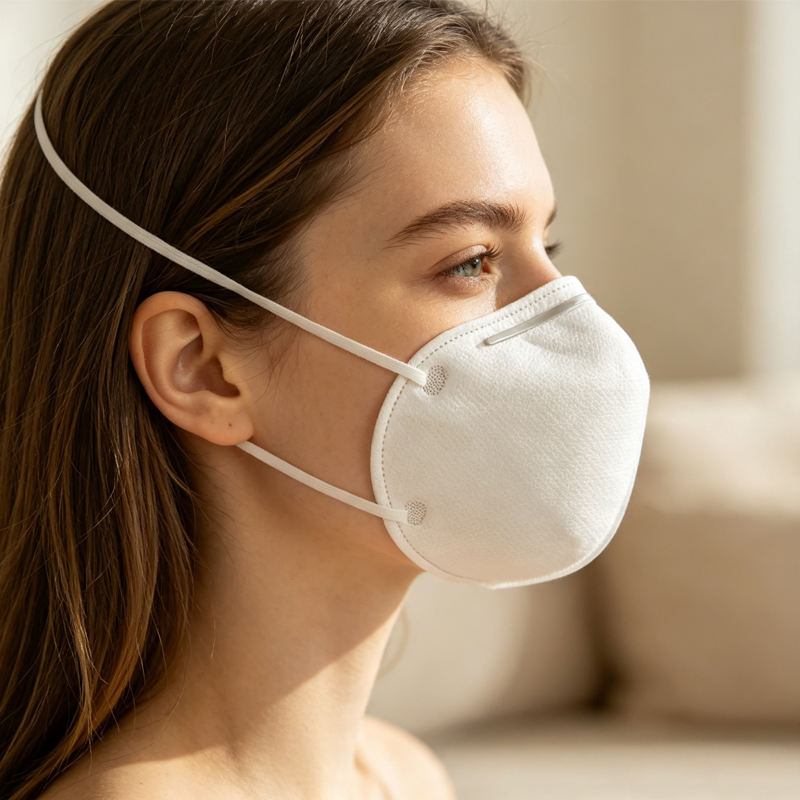 Masker KN95 Tipe Cup, Masker P - Kn95 Respirator Mask ulasan dan harga
