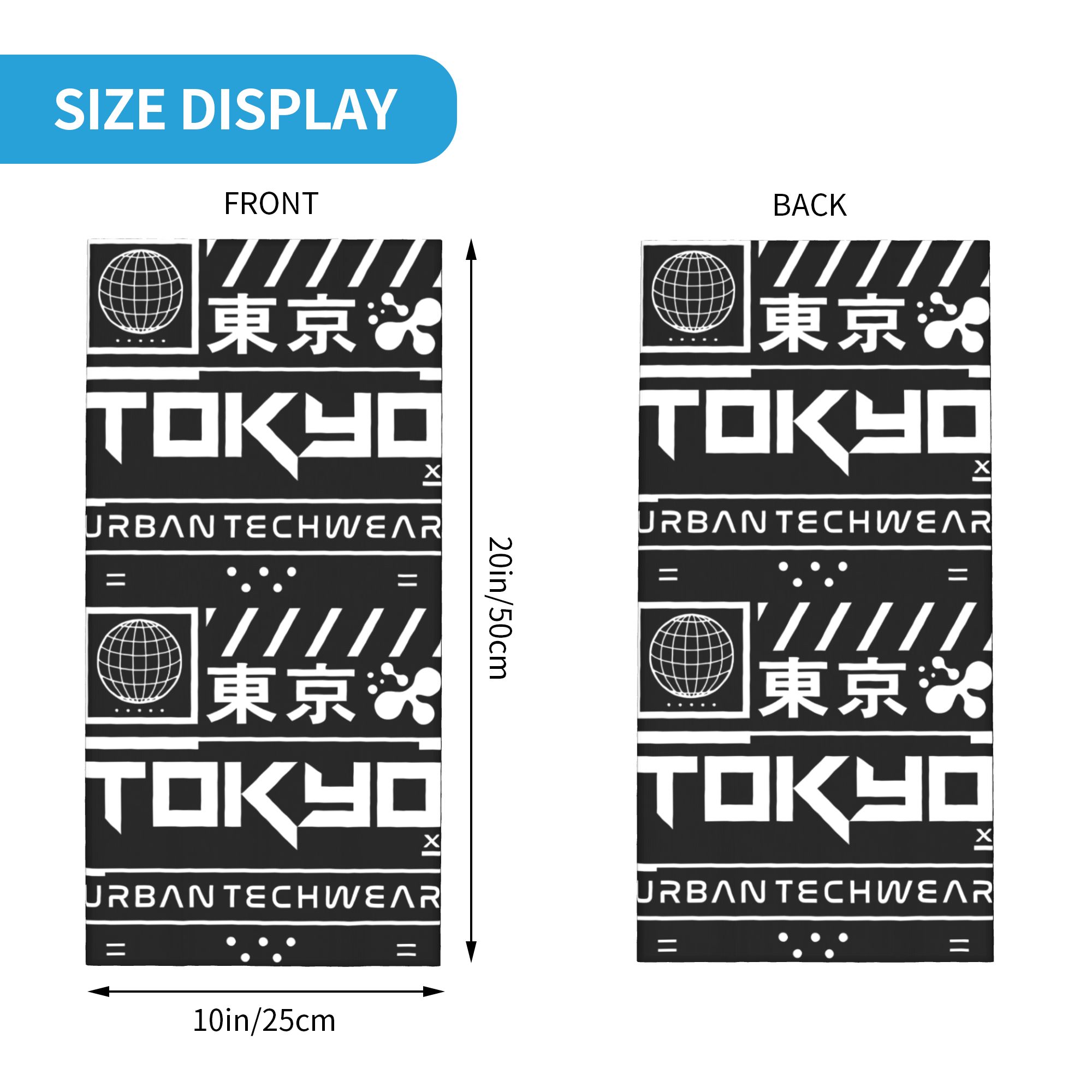 Bandana Techwear Kustom Penutu - Neck Gaiter Face Cover ulasan dan harga